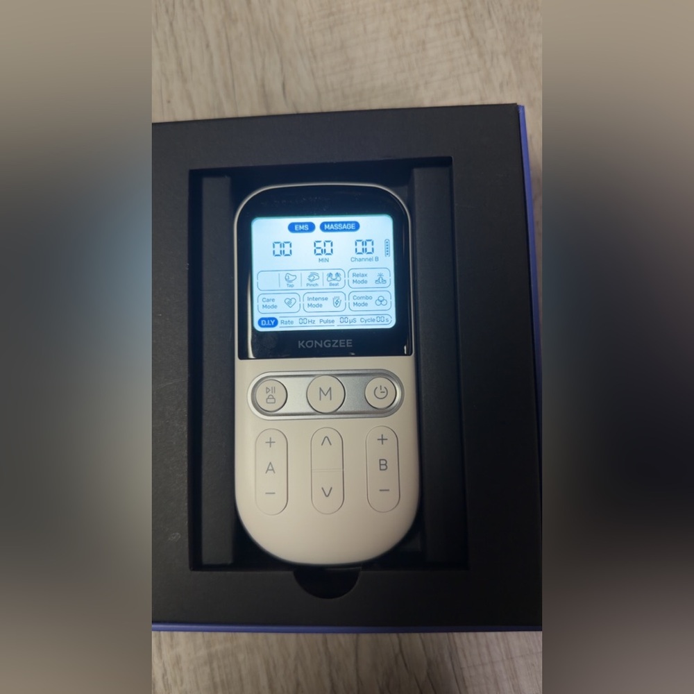 Kong 4-in-1 Combo Unit Muscle Stimulator - Blue and Yellow